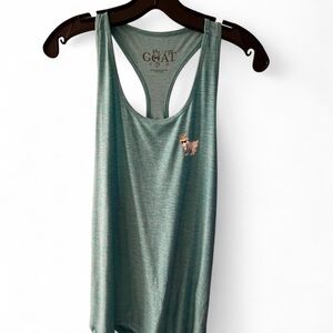 GOAT Women's Teal Racerback Tank Top​​